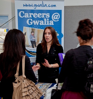 Careers Fair stand 2012